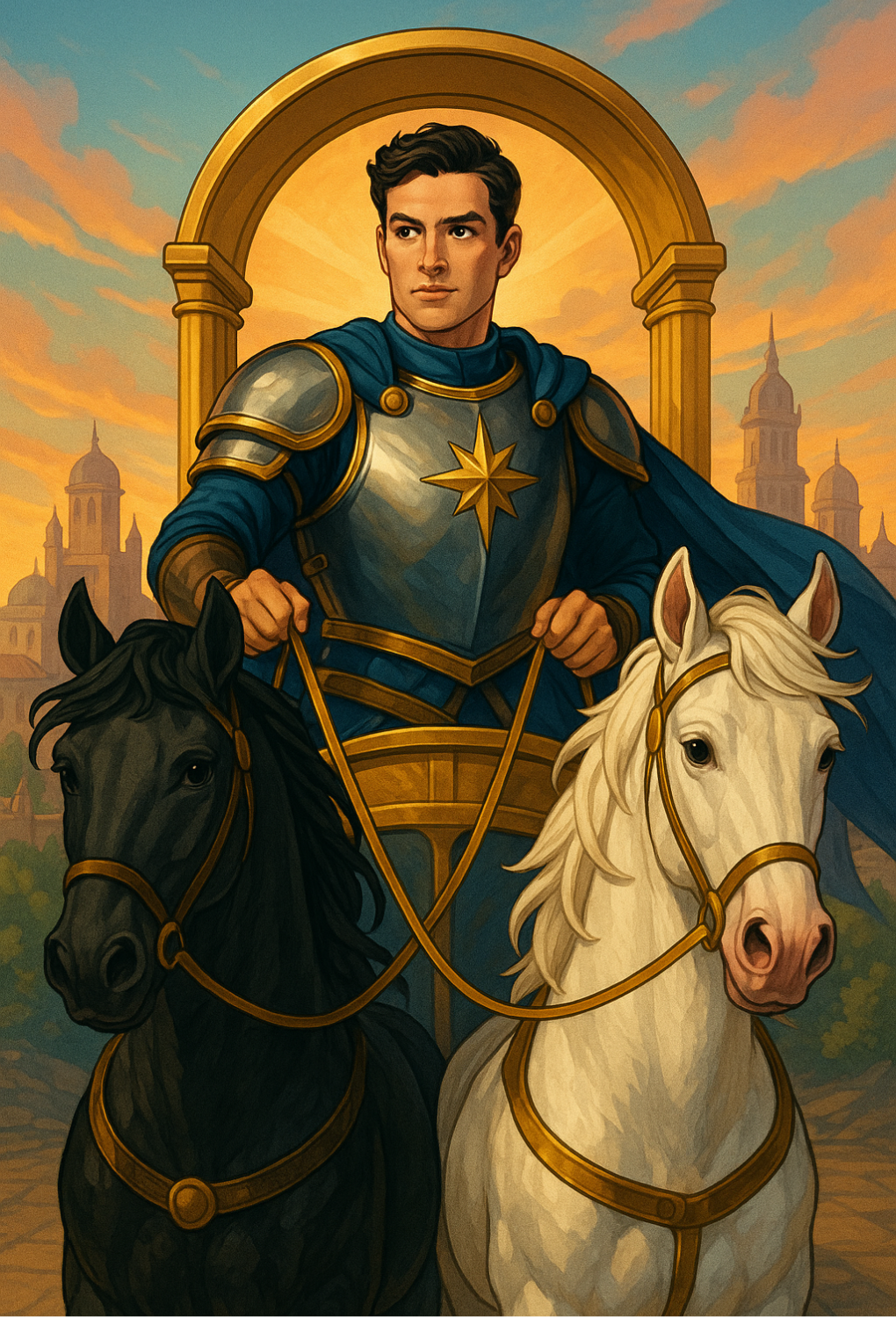 The Chariot tarot card