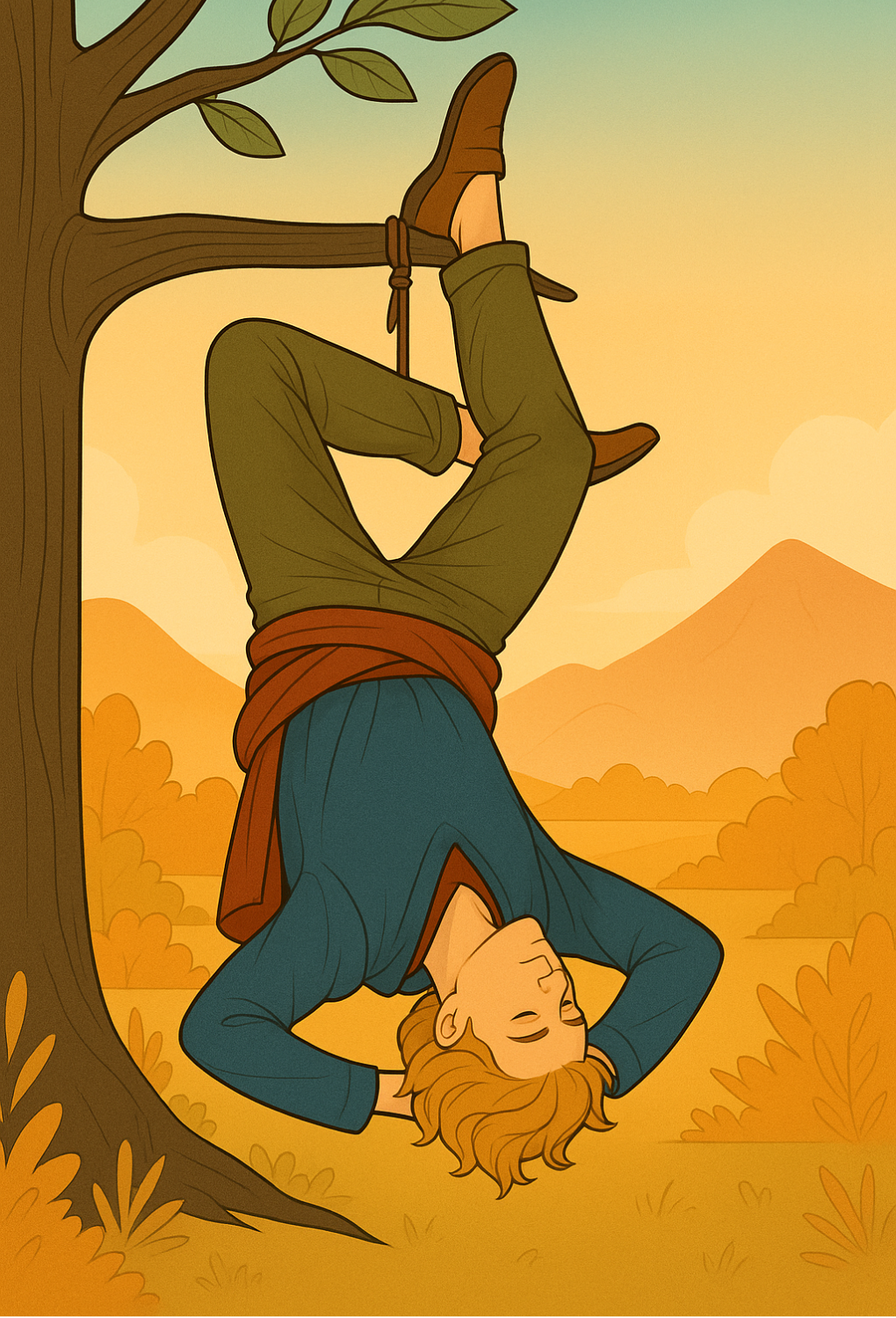 The Hanged Man tarot card