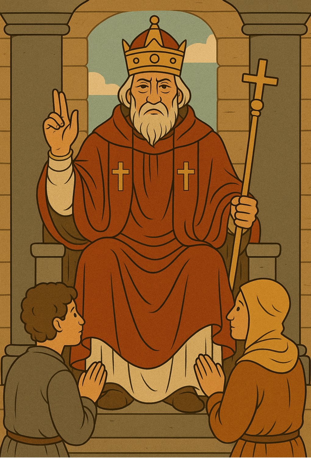 The Hierophant tarot card