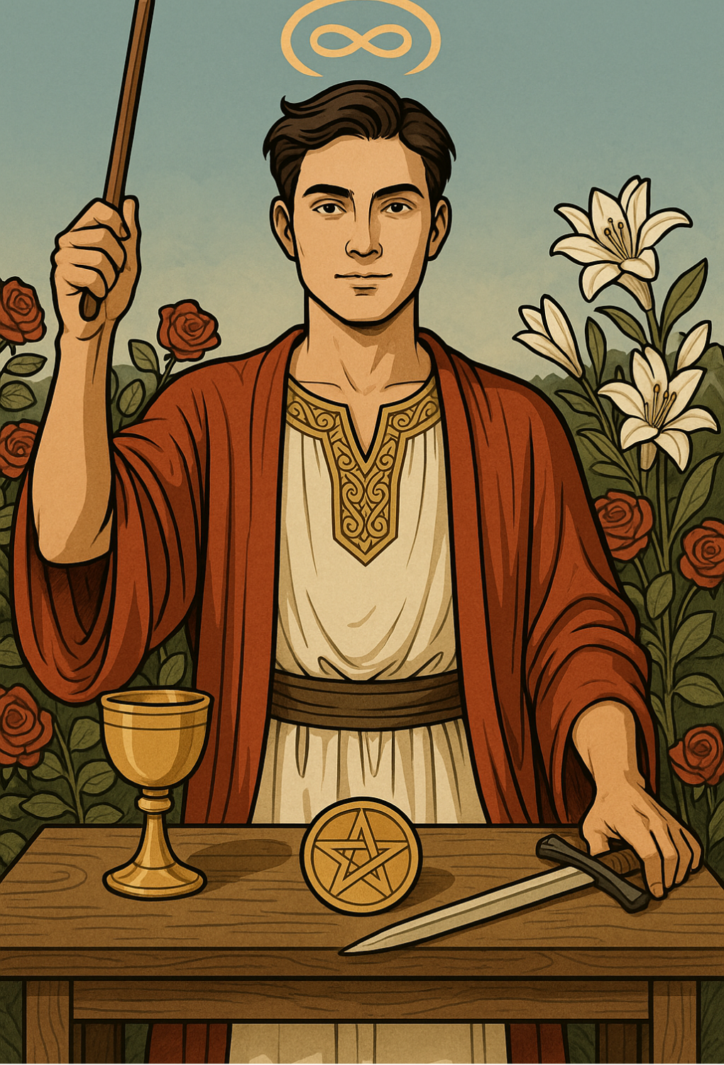 The Magician tarot card