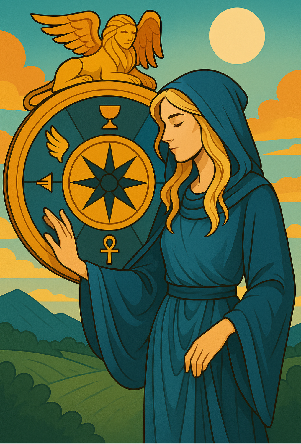 Wheel of Fortune tarot card